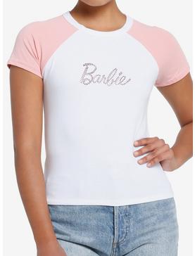 Barbie Rhinestone Raglan Girls Baby T-Shirt, , hi-res