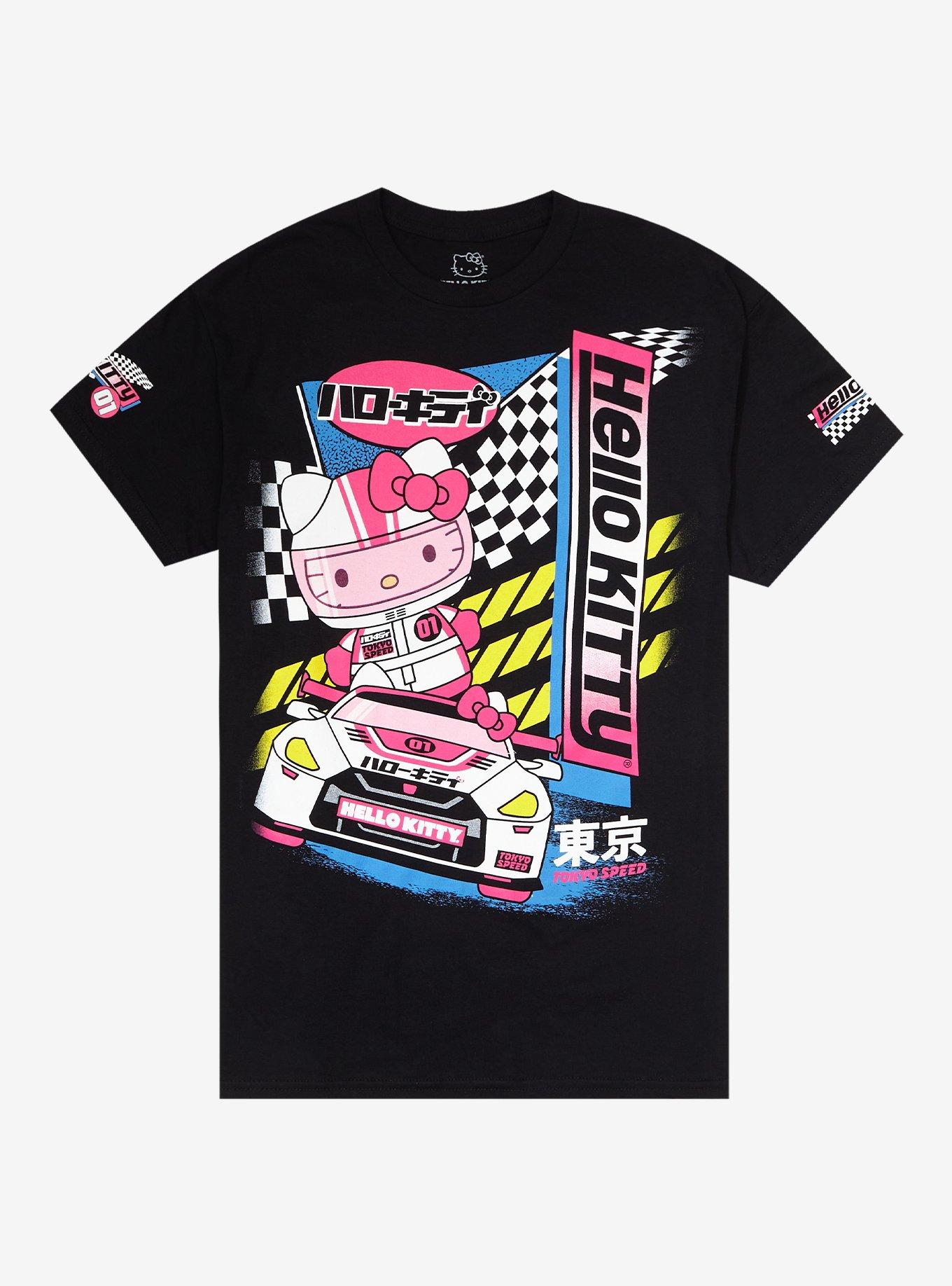 Hello Kitty Racer Boyfriend Fit Girls T-Shirt, , hi-res