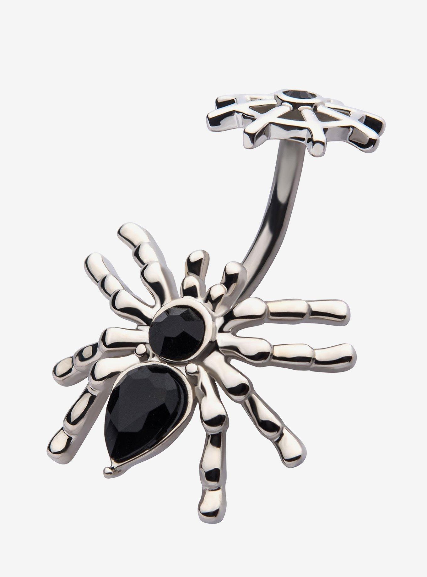 U63l Spider Brooch Pin Jewelry Fashion Arachnid Scary Witch 