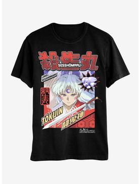 Plus Size Inuyasha Sesshomaru Portrait Boyfriend Fit Girls T-Shirt, , hi-res