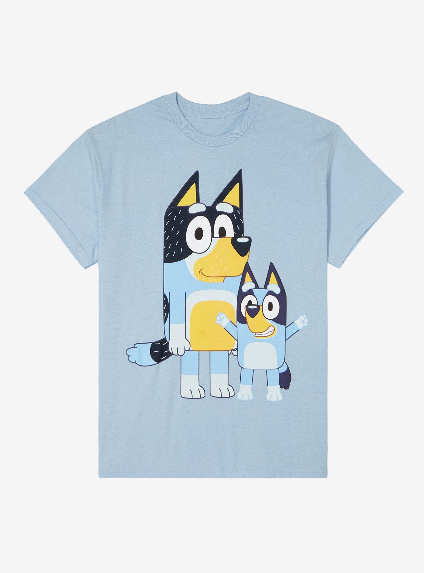 Bluey Bandit & Bluey Boyfriend Fit Girls T-Shirt