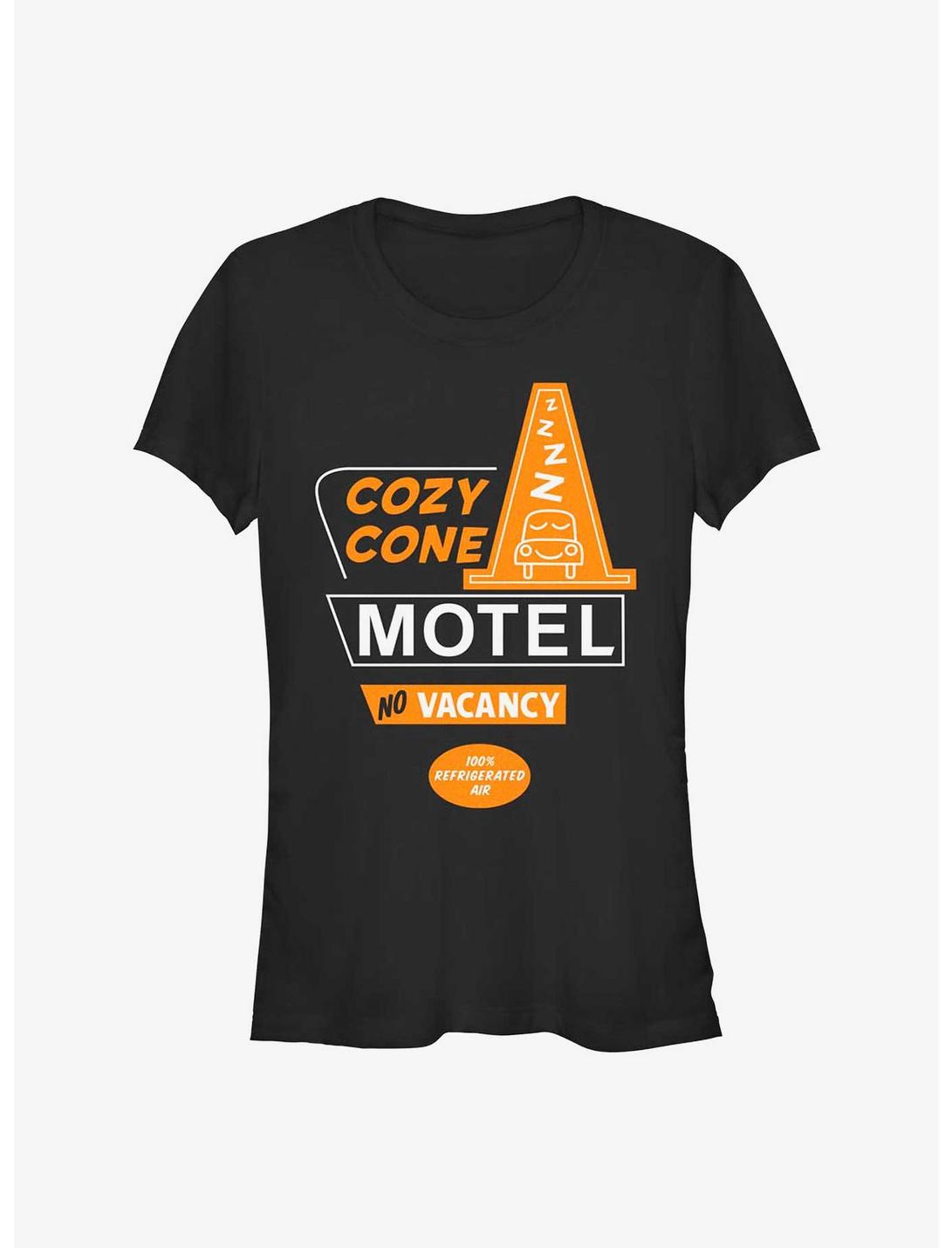 Cars Cozy Cone Motel Girls T-Shirt, BLACK, hi-res