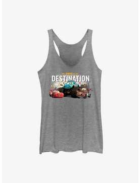 Cars The Drive Is The Destination Cars Girls Raw Edge Tank, , hi-res