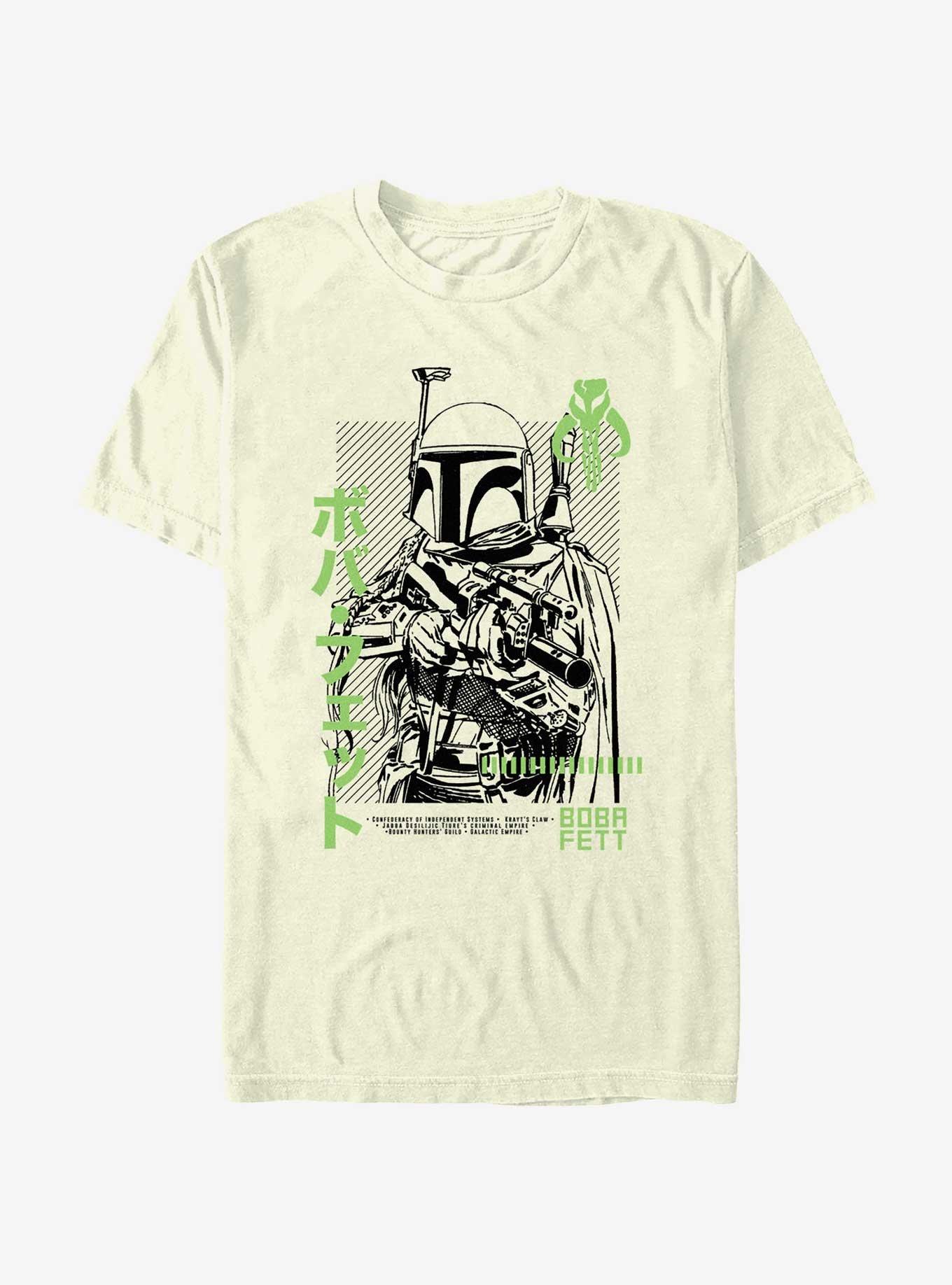 Star Wars Boba Gunpoint T-Shirt BEIGETAN Hot Topic