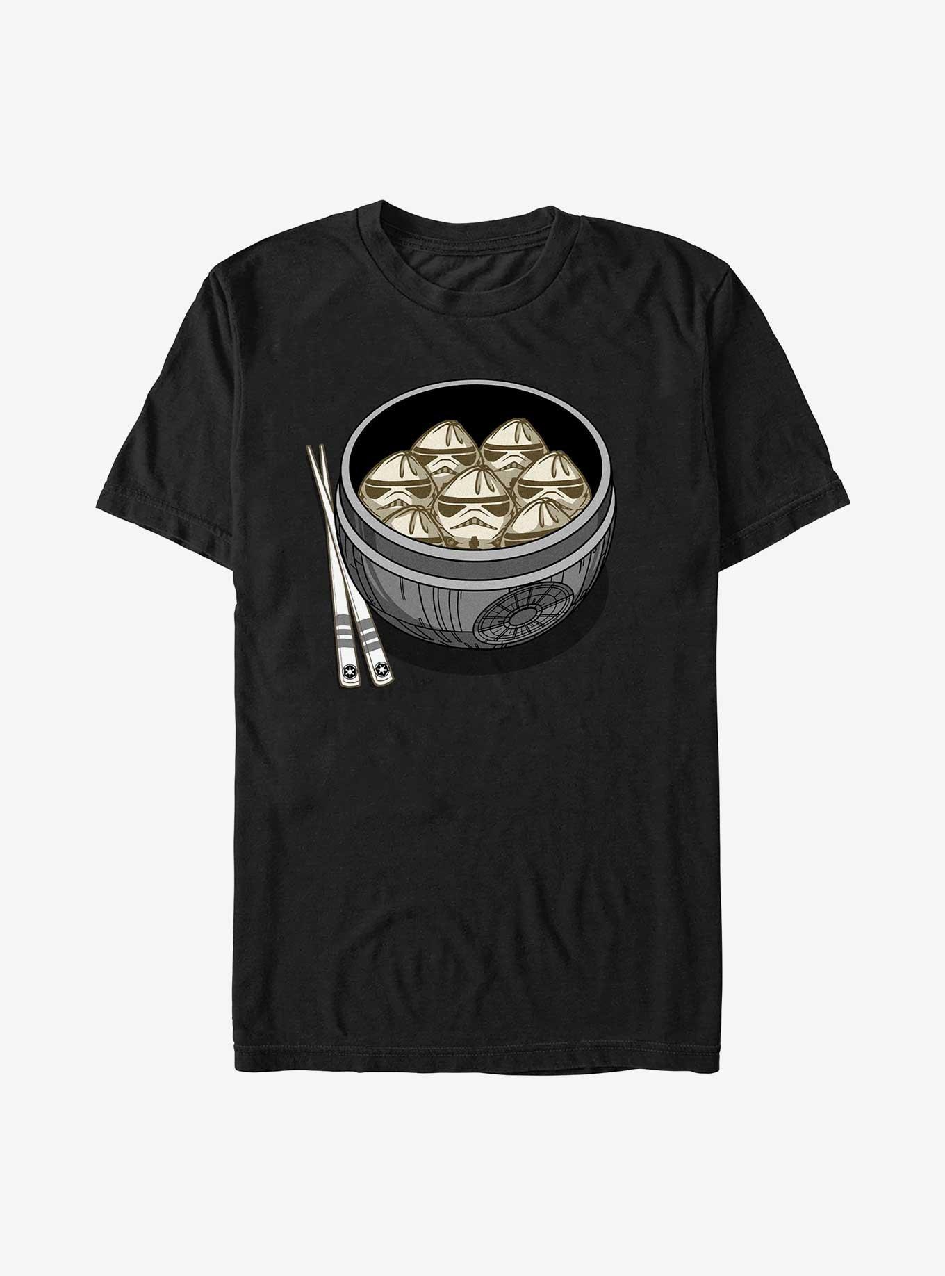 Star Wars Stormtrooper Dumplings T-Shirt, BLACK, hi-res