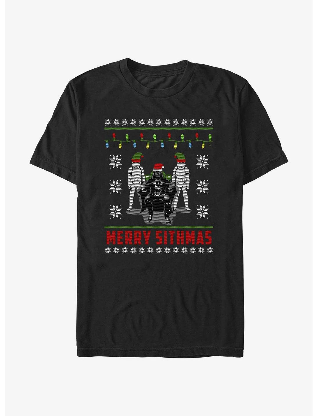 Star Wars Merry Sithmas T-Shirt, BLACK, hi-res