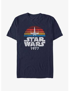Star Wars Logo Rainbow Sun T-Shirt, , hi-res