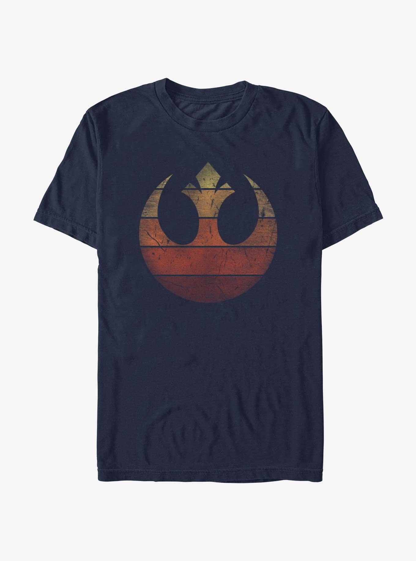 Star Wars Rebel Retro Gradient T-Shirt, NAVY, hi-res