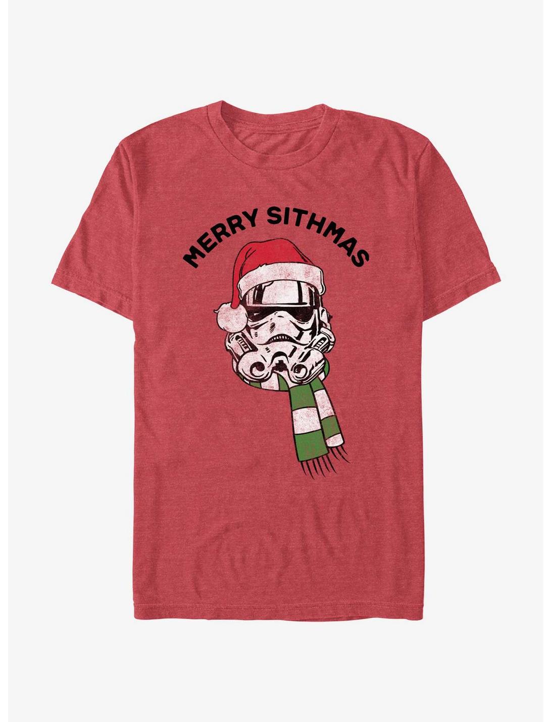 Star Wars Stormtrooper Hat And Scarf-2 T-Shirt, RED HTR, hi-res