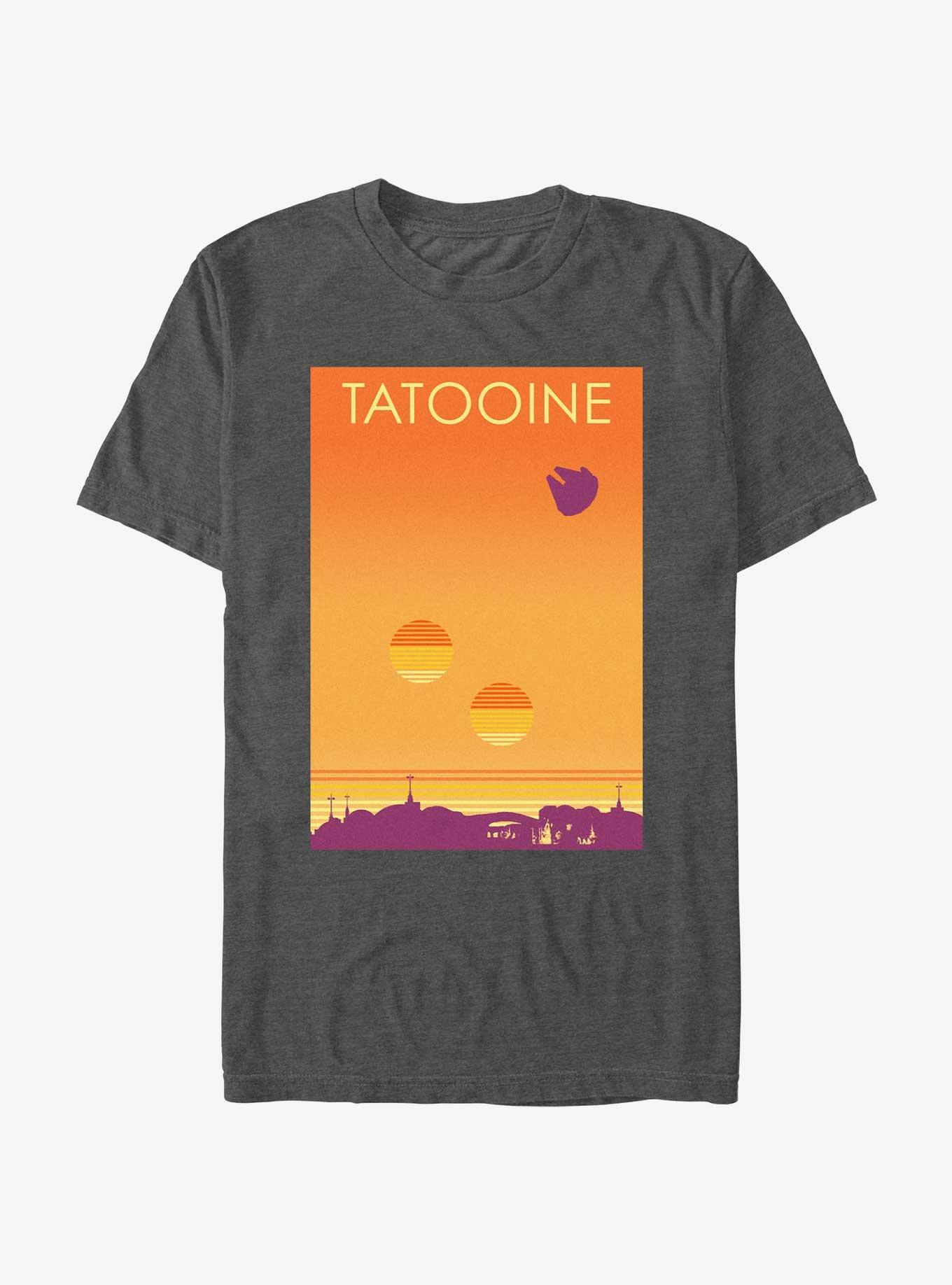 Star Wars Tatooine Twin Sun Poster T-Shirt