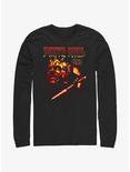 Star Wars Heavy Metal Darth Maul Long-Sleeve T-Shirt, BLACK, hi-res
