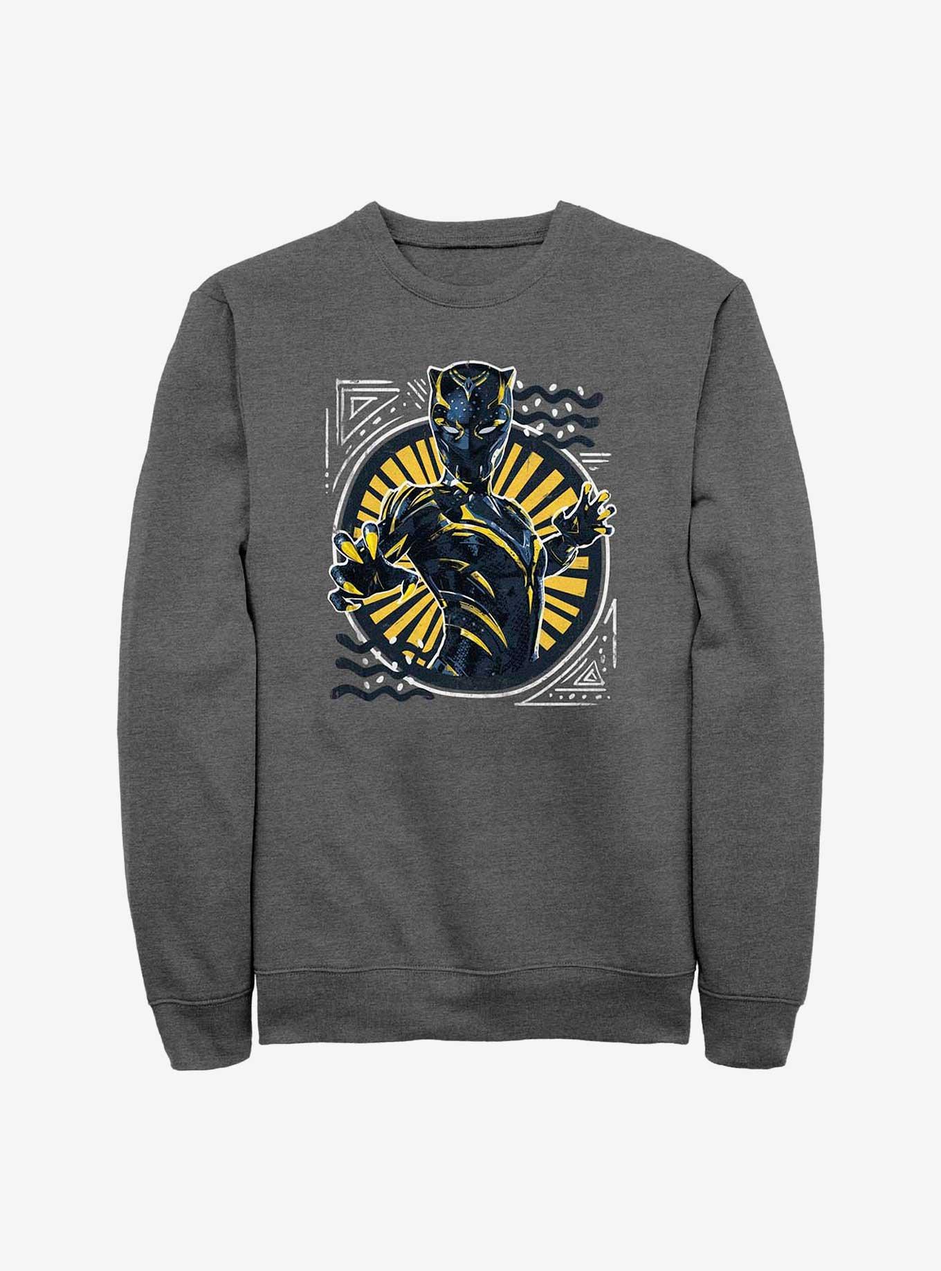 Marvel Black Panther: Wakanda Forever Painted Shuri Badge Sweatshirt, , hi-res