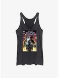 Marvel Black Panther: Wakanda Forever Shuri Comic Cover Poster Girls Tank, BLK HTR, hi-res
