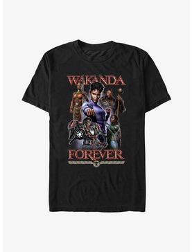 Marvel Black Panther: Wakanda Forever and Ever Team Poster T-Shirt, , hi-res