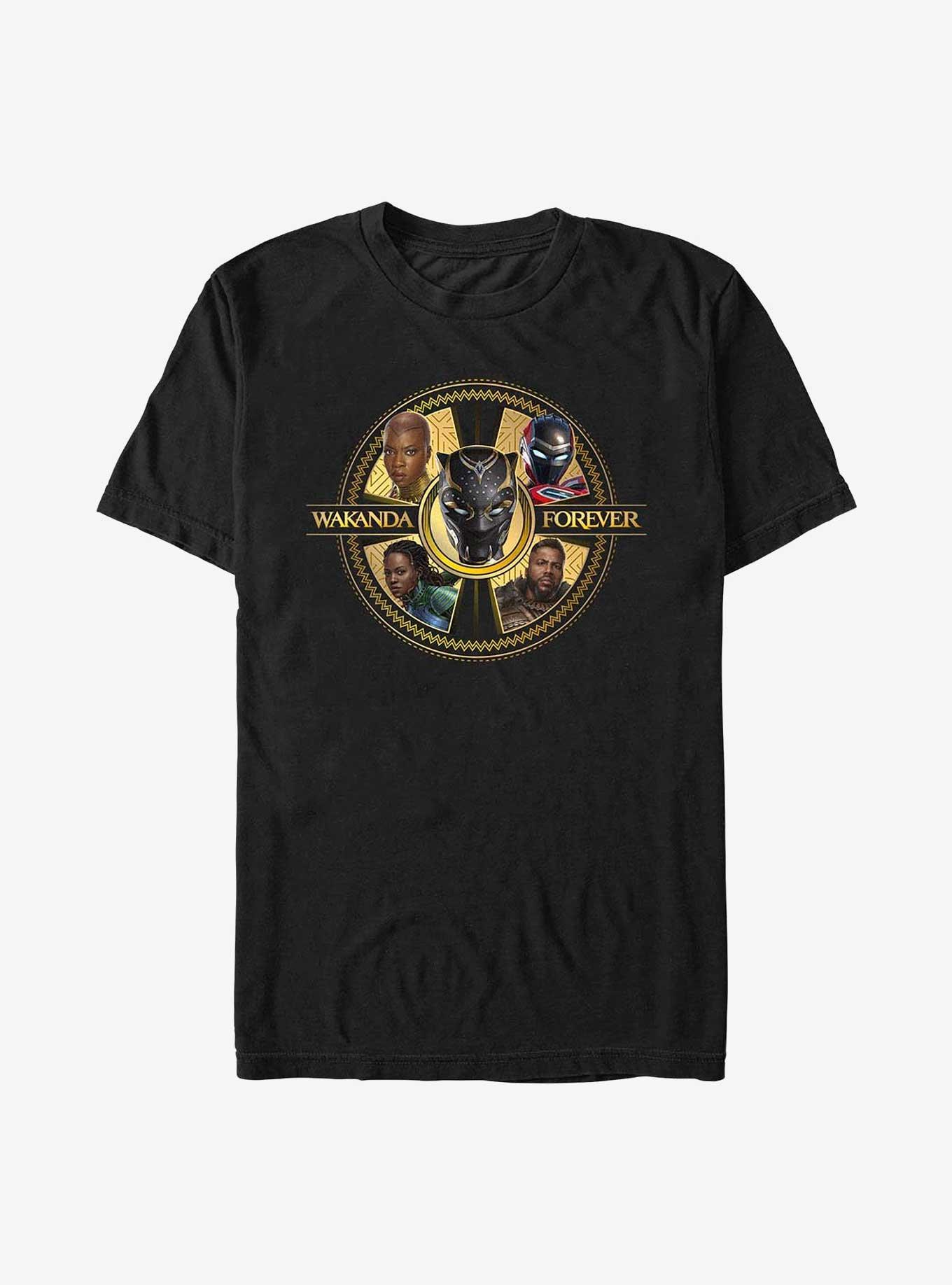 Marvel Black Panther: Wakanda Forever Warrior Heroes Badge T-Shirt, , hi-res