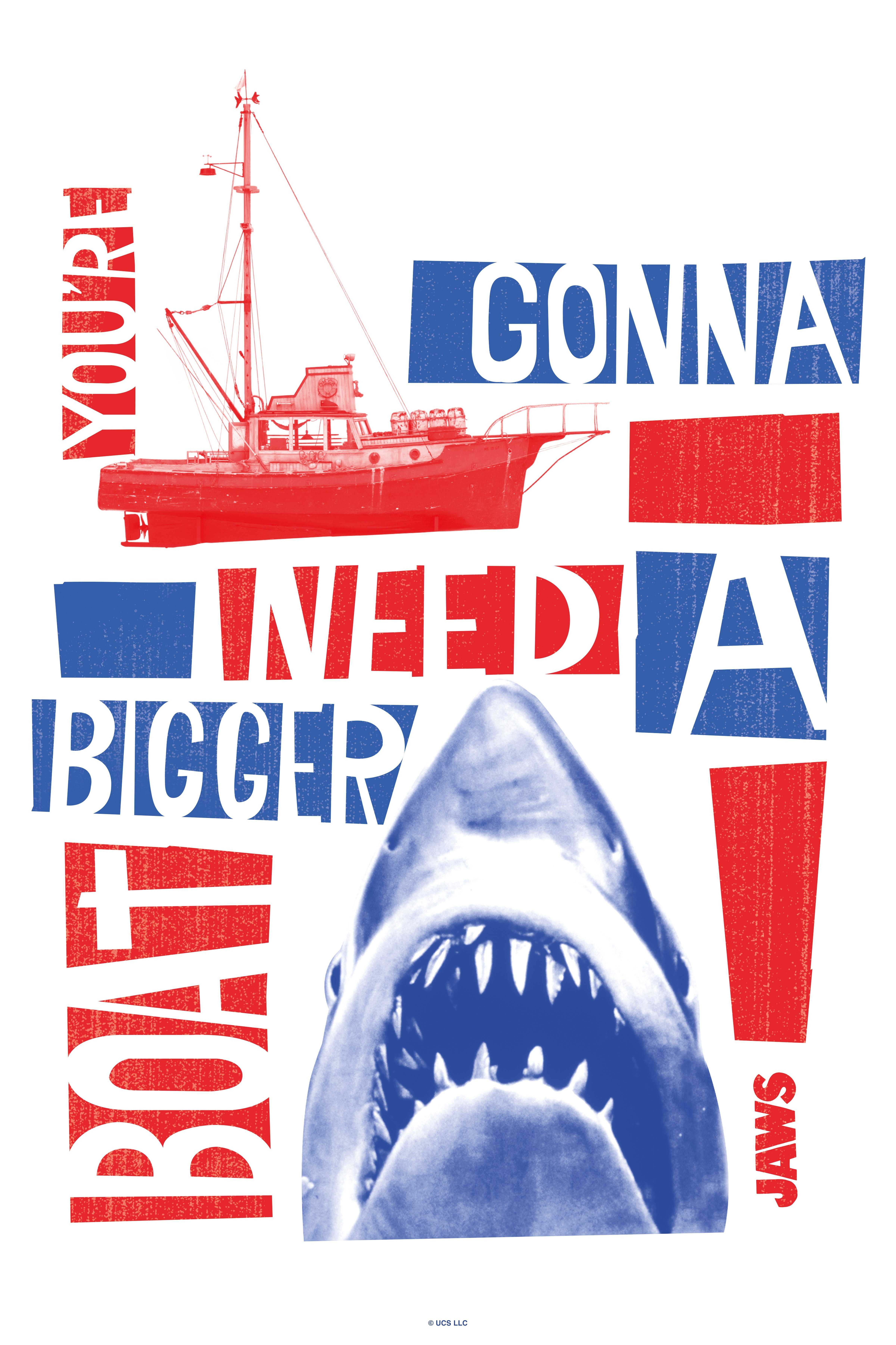 Jaws You're Gonna Need A Bigger Boat Poster , , hi-res