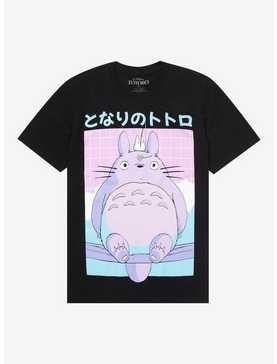 Studio Ghibli My Neighbor Totoro Pastel Grid Boyfriend Fit Girls T-Shirt, , hi-res