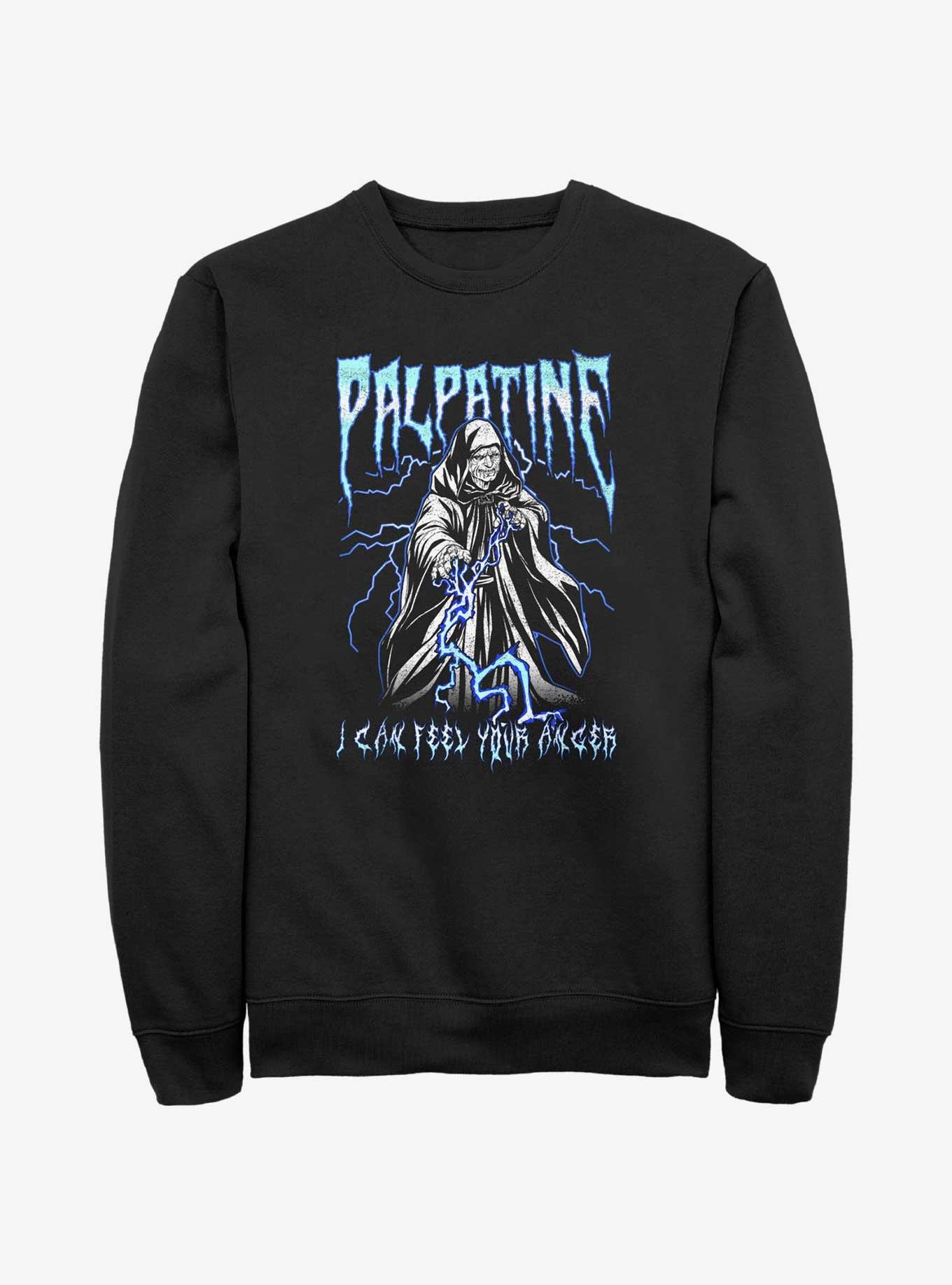 Star Wars Heavy Metal Palpatine Sweatshirt, BLACK, hi-res