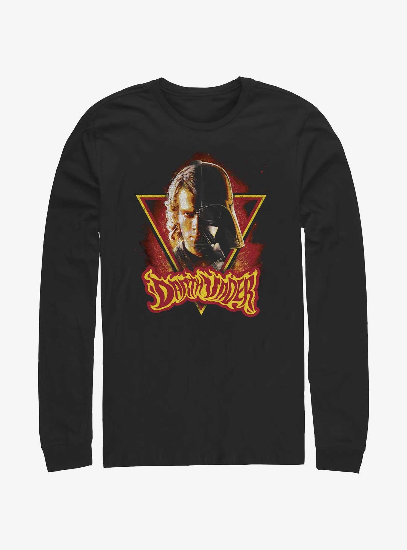 Star Wars Anakin Vader Split Long-Sleeve T-Shirt, BLACK, hi-res