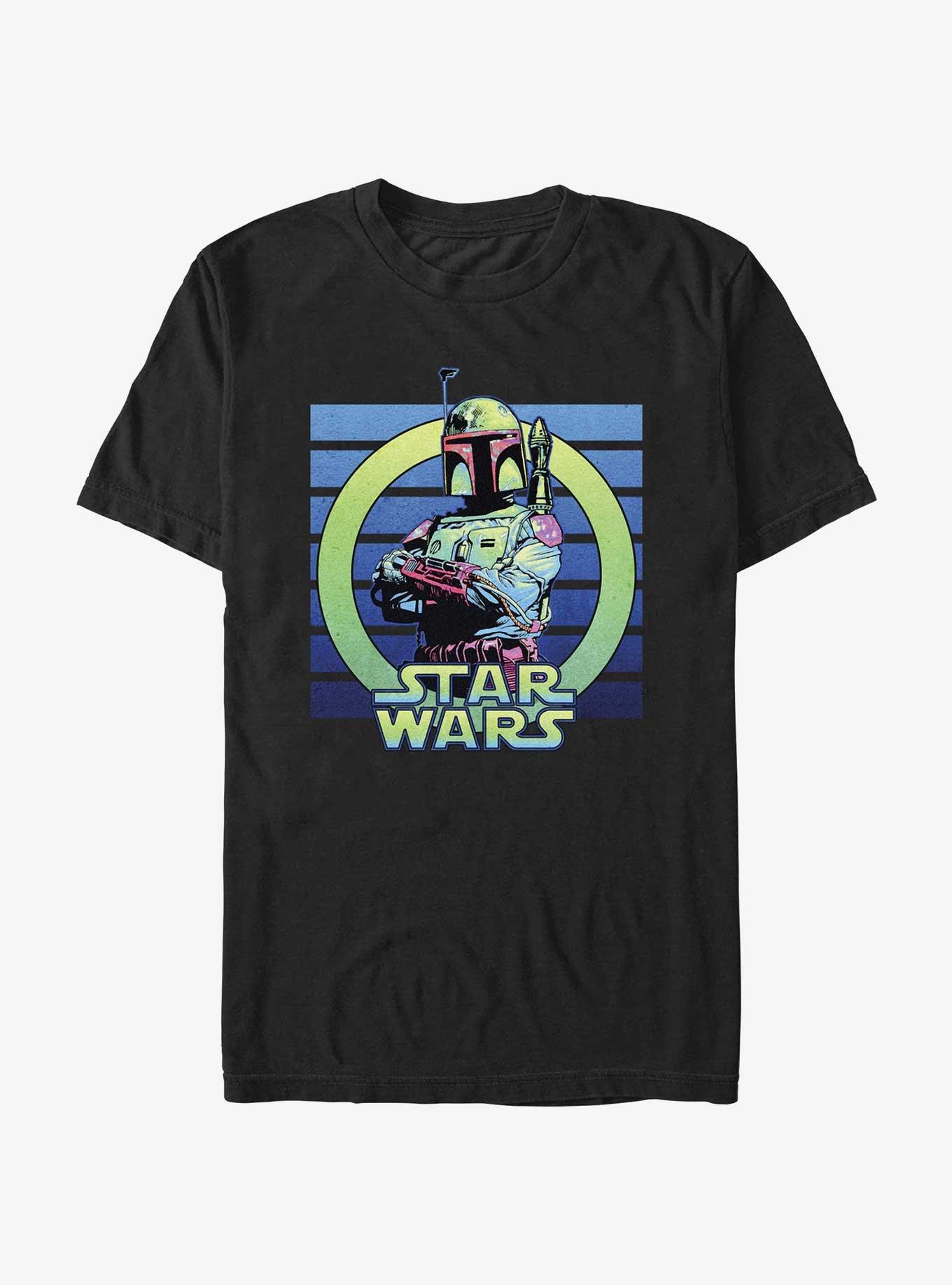 Star Wars Boba Fett Portrait T-Shirt, BLACK, hi-res