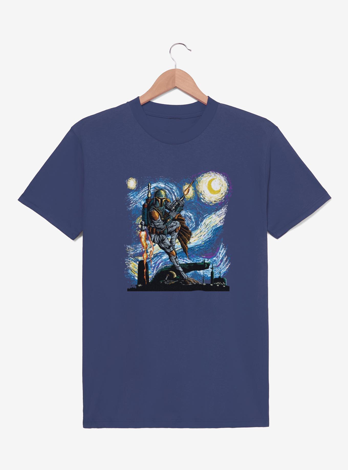 Star Wars Boba Fett Starry Night T-Shirt