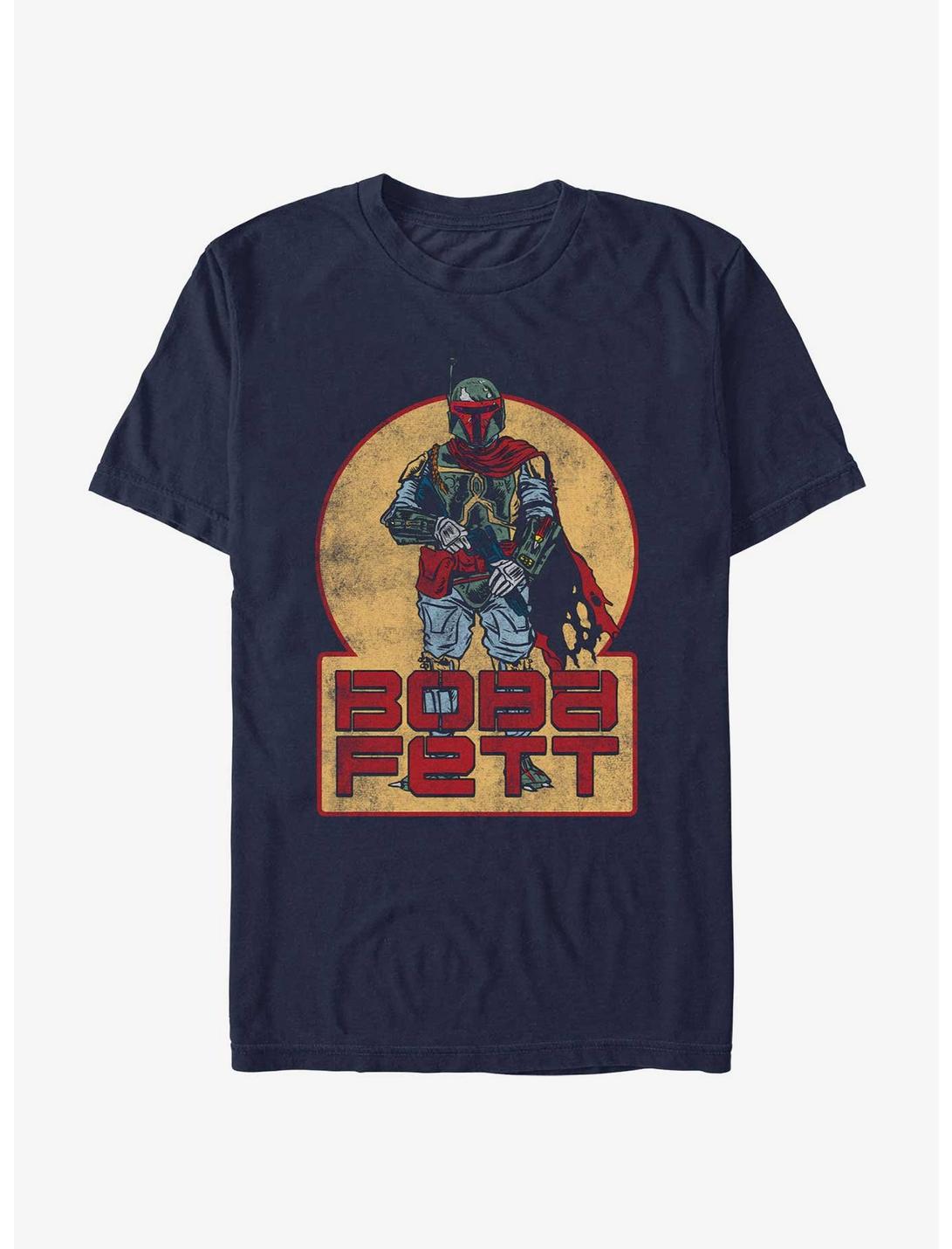Star Wars Boba Fett Vintage T-Shirt, NAVY, hi-res
