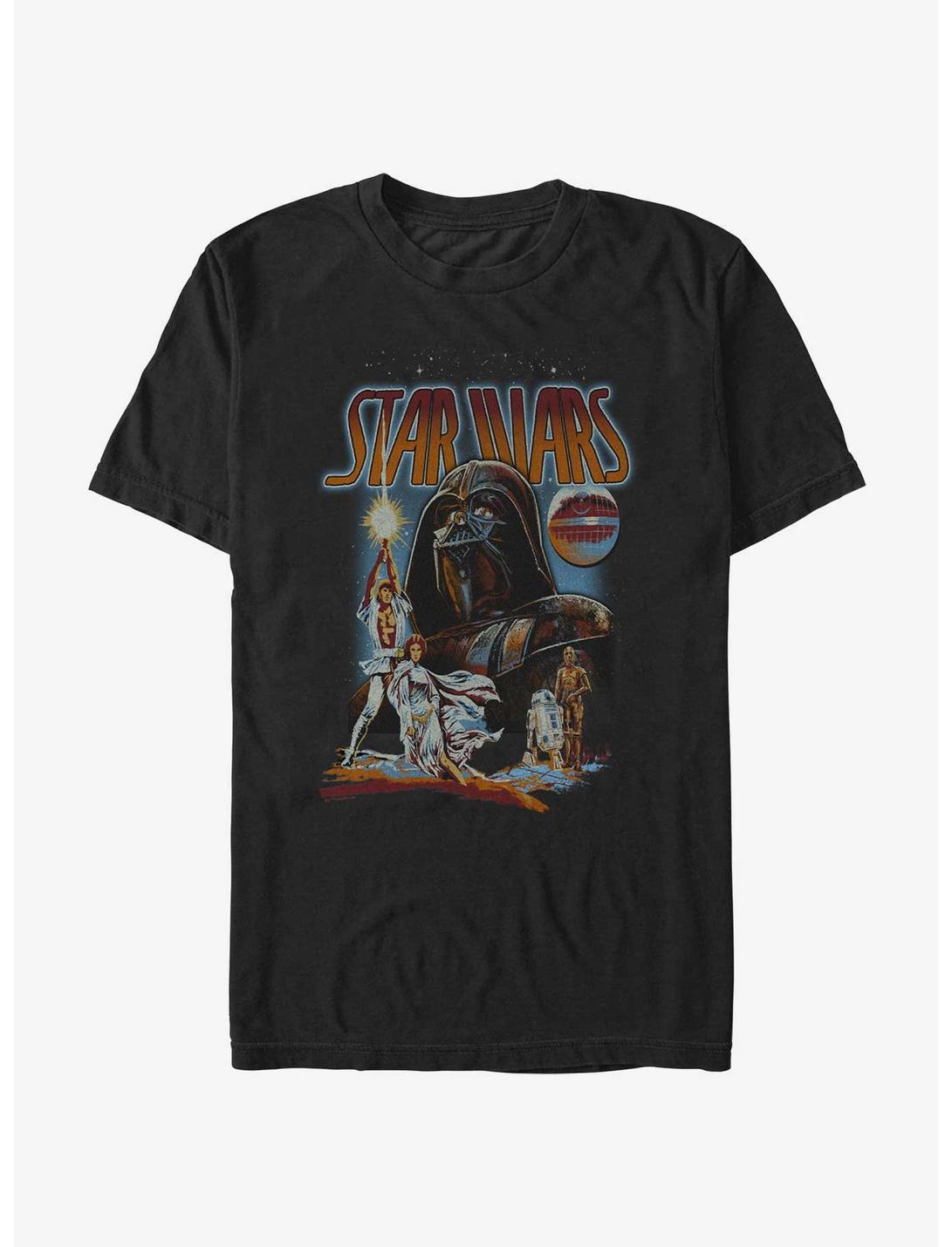 Star Wars Classic Group Shot T-Shirt, BLACK, hi-res