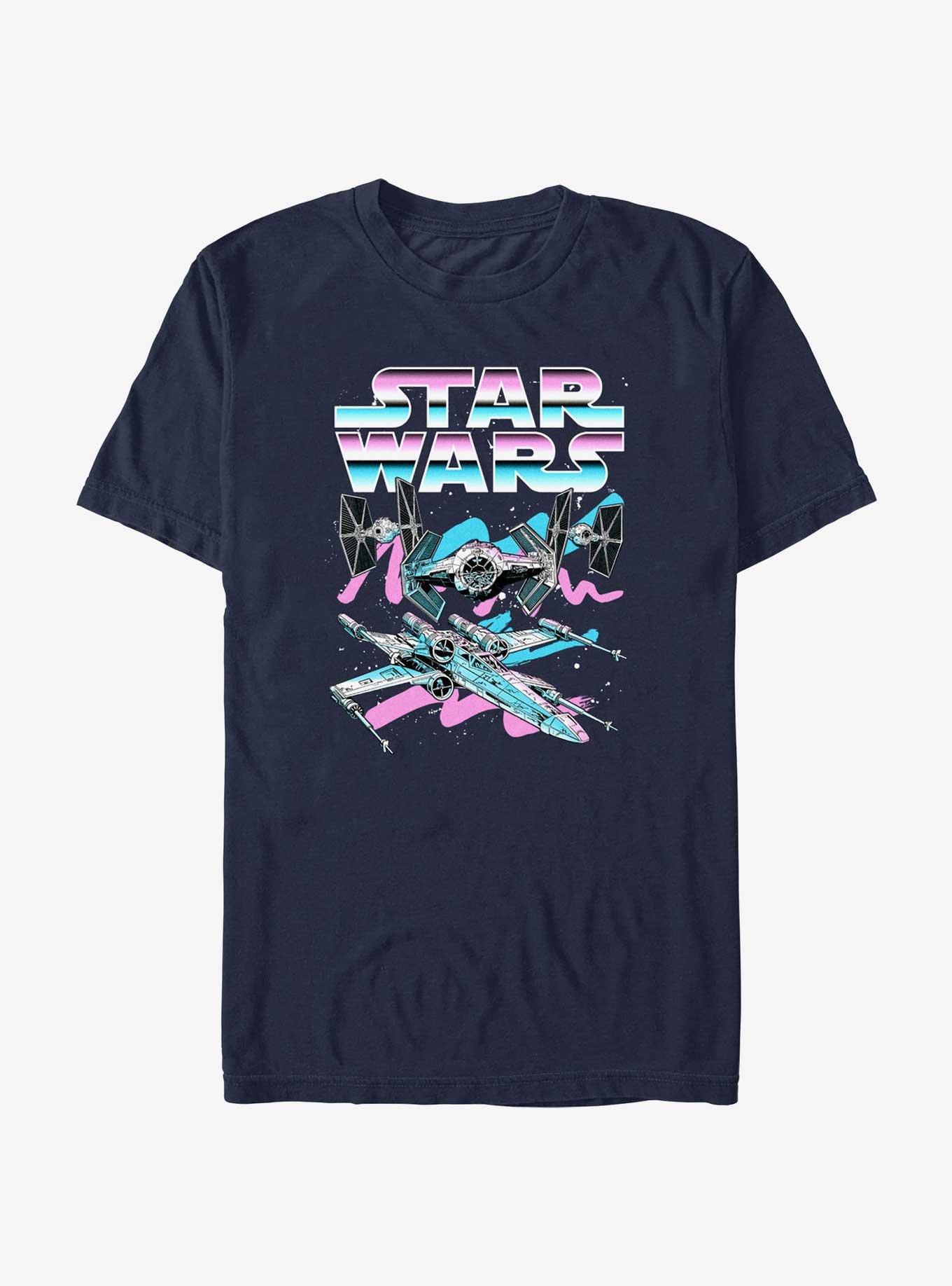 Star Wars Vintage Space T-Shirt, NAVY, hi-res