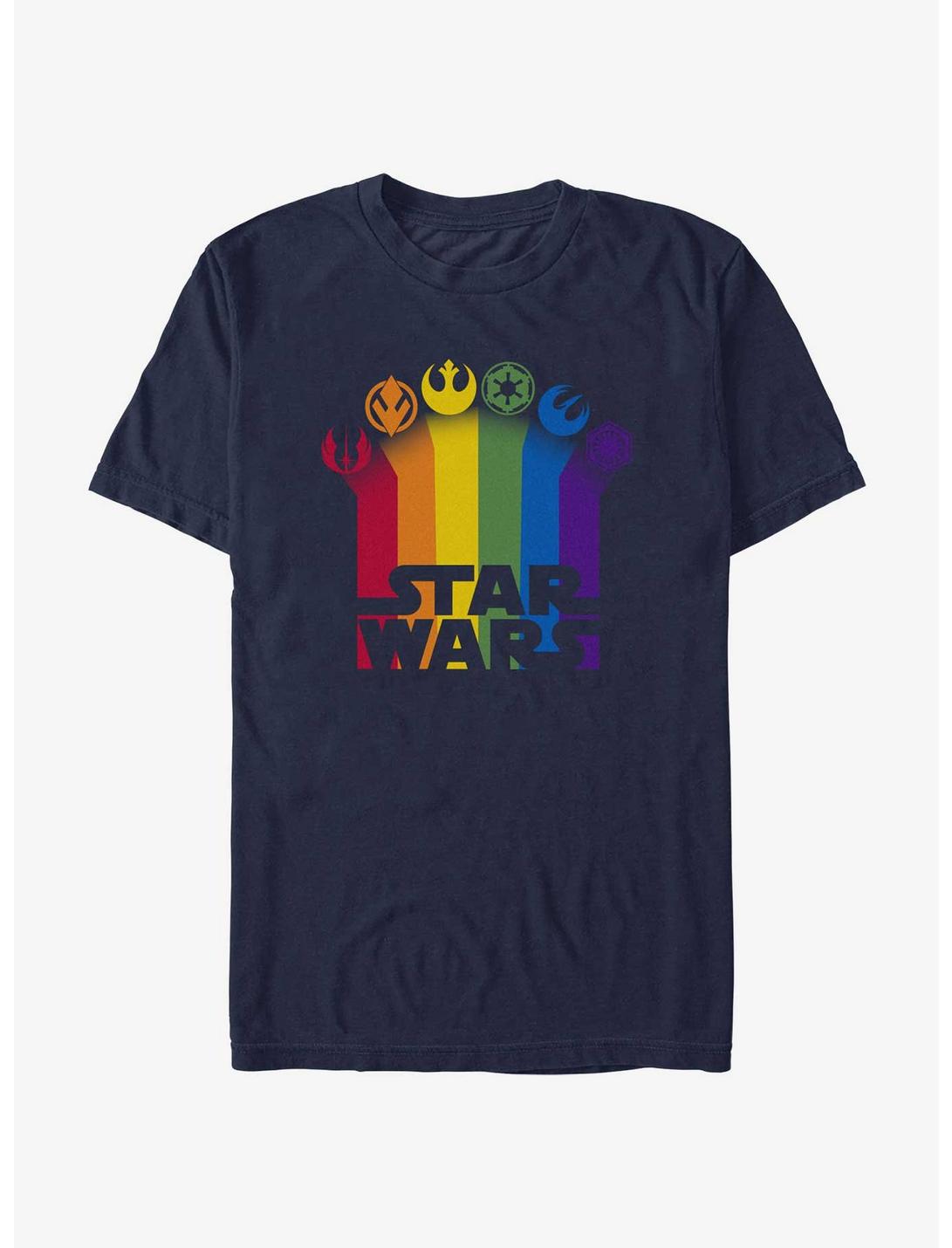 Star Wars Rainbow Icons T-Shirt, NAVY, hi-res