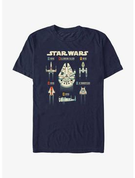 Plus Size Star Wars Rebel Ships T-Shirt, , hi-res