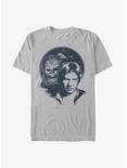 Star Wars Han Solo & Chewbacca T-Shirt, SILVER, hi-res