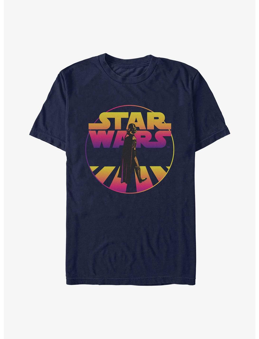 Star Wars Darth Vader Sunset Walk T-Shirt, NAVY, hi-res