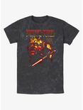 Star Wars Heavy Metal Darth Maul Mineral Wash T-Shirt, BLACK, hi-res