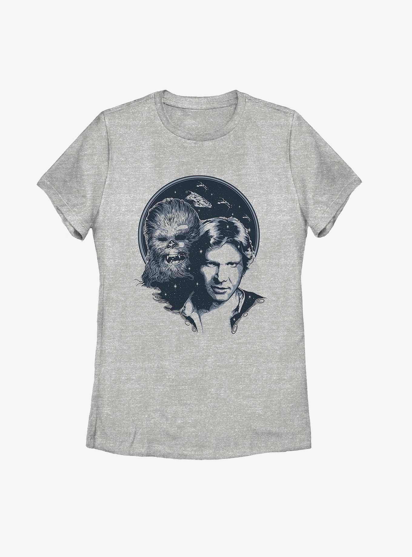 Star Wars Han Solo & Chewbacca Womens T-Shirt, , hi-res