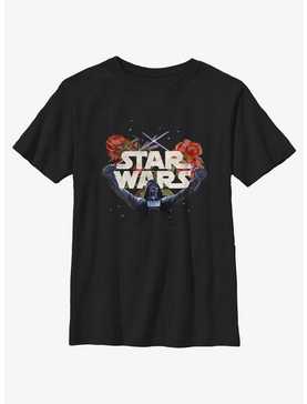 Star Wars Floral Darth Vader Youth T-Shirt, , hi-res