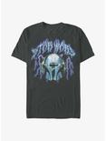 Star Wars The Mandalorian Heavy Metal Lightning T-Shirt, CHARCOAL, hi-res