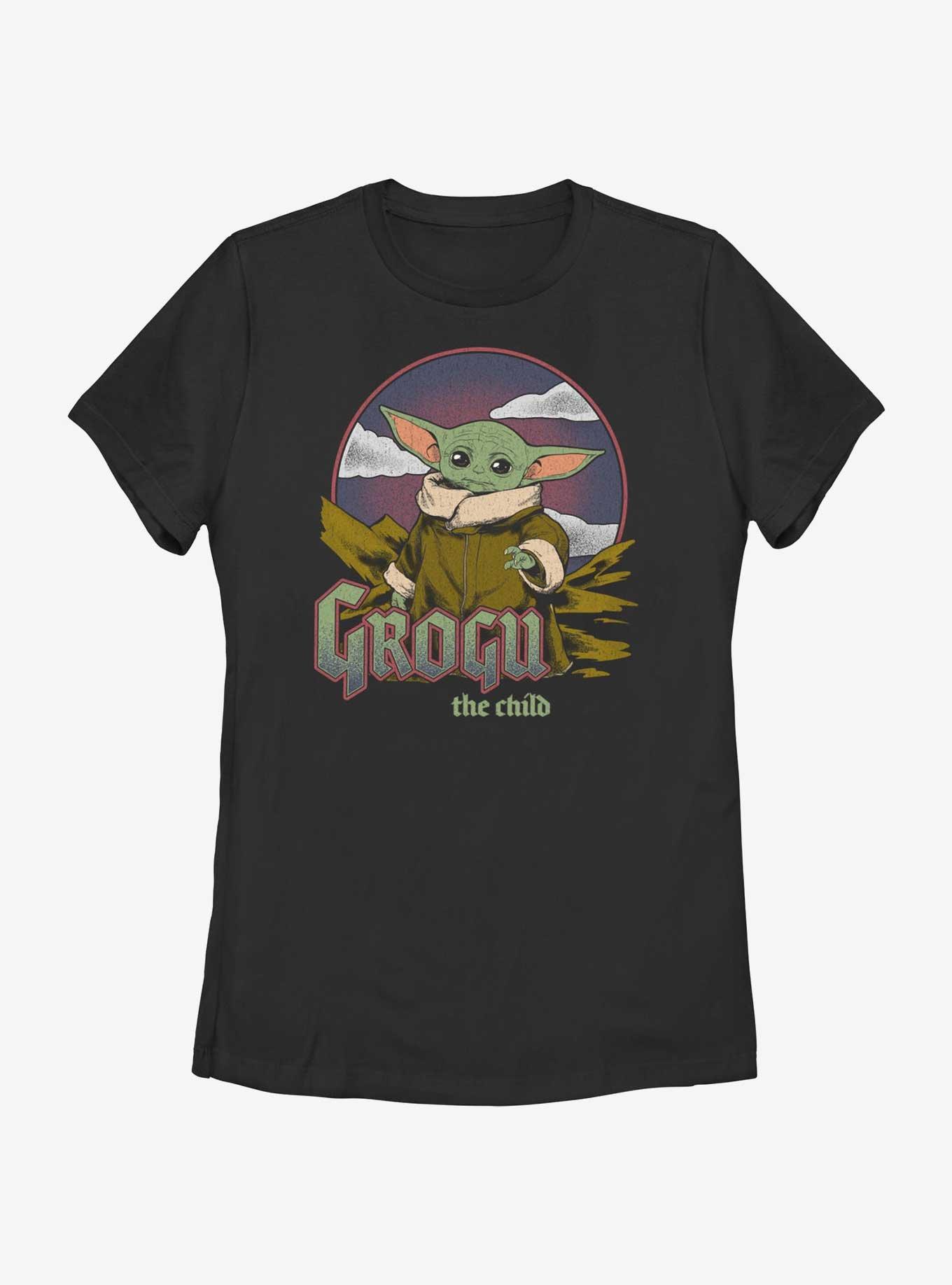 Star Wars The Mandalorian Grogu The Child Vintage Womens T-Shirt, , hi-res