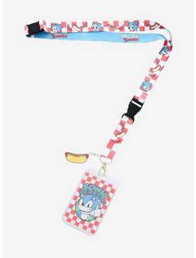 Sonic the Hedgehog Chilidog Allover Print Lanyard - BoxLunch Exclusive, , hi-res