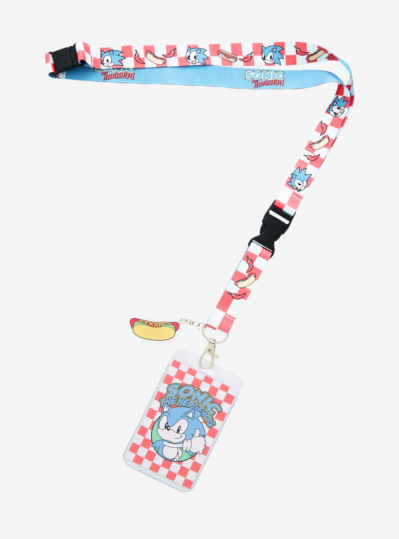 Sonic the Hedgehog Chilidog Allover Print Lanyard - BoxLunch Exclusive, , hi-res