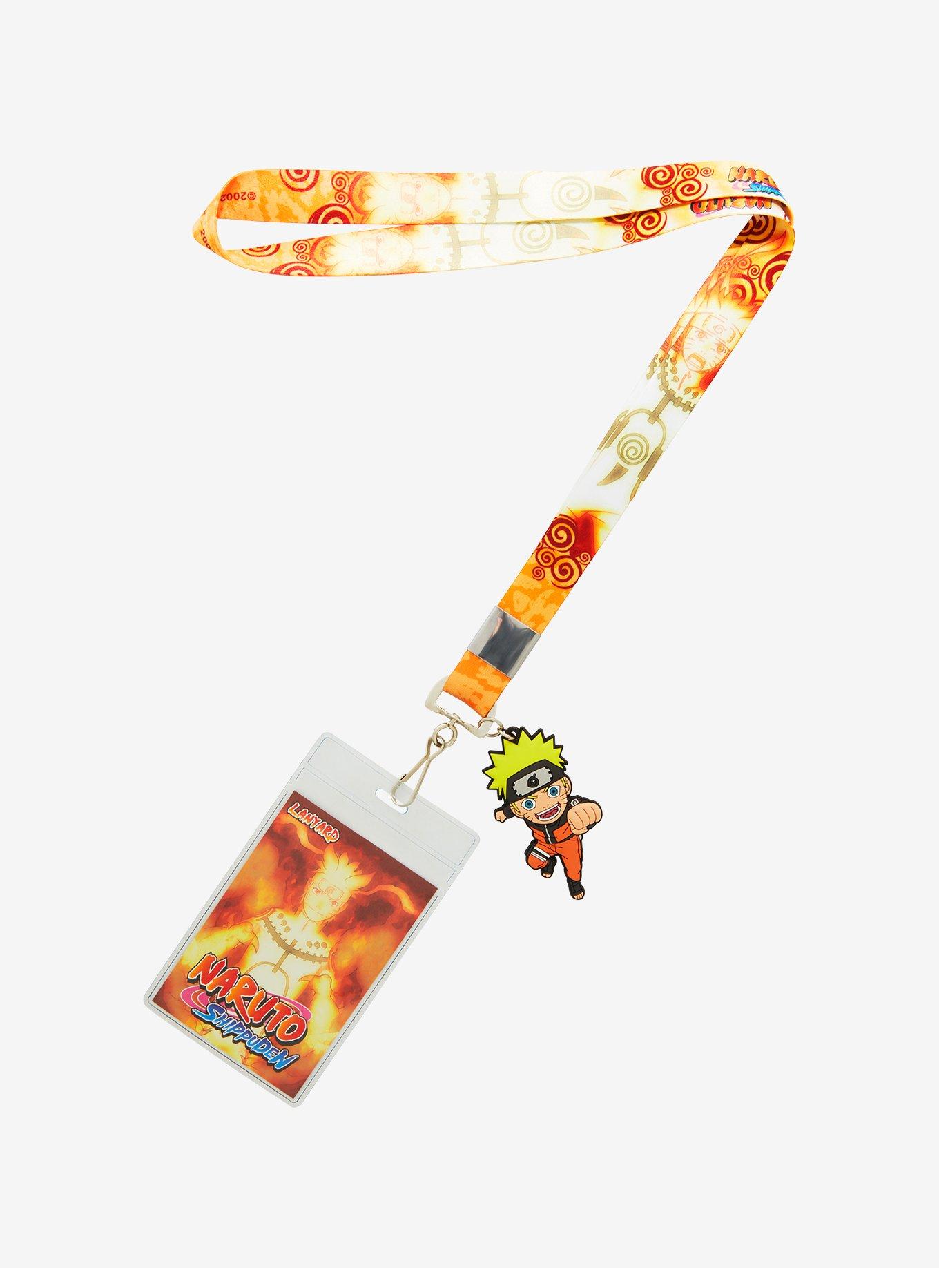 Naruto Shippuden Naruto Powerup Lanyard - BoxLunch Exclusive, , hi-res