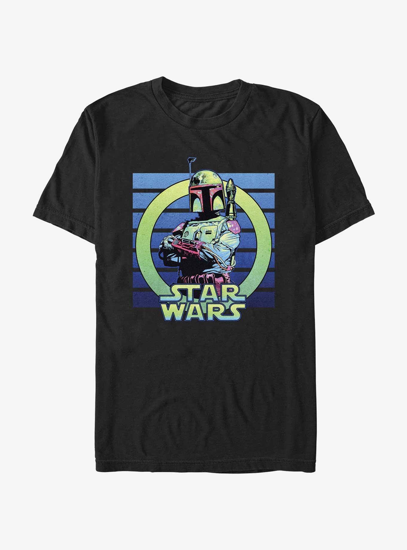 Star Wars Boba Fett Portrait T-Shirt, BLACK, hi-res view 1