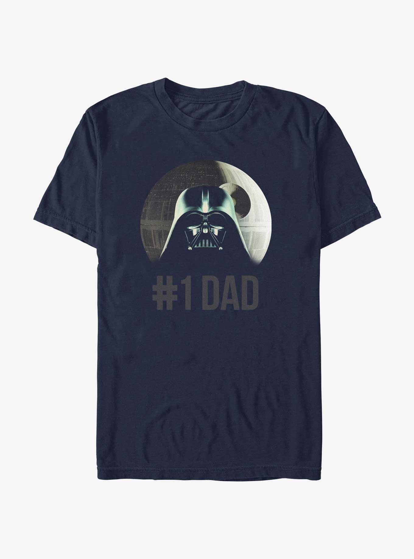 Star Wars Number One Dad Vader T-Shirt, NAVY, hi-res