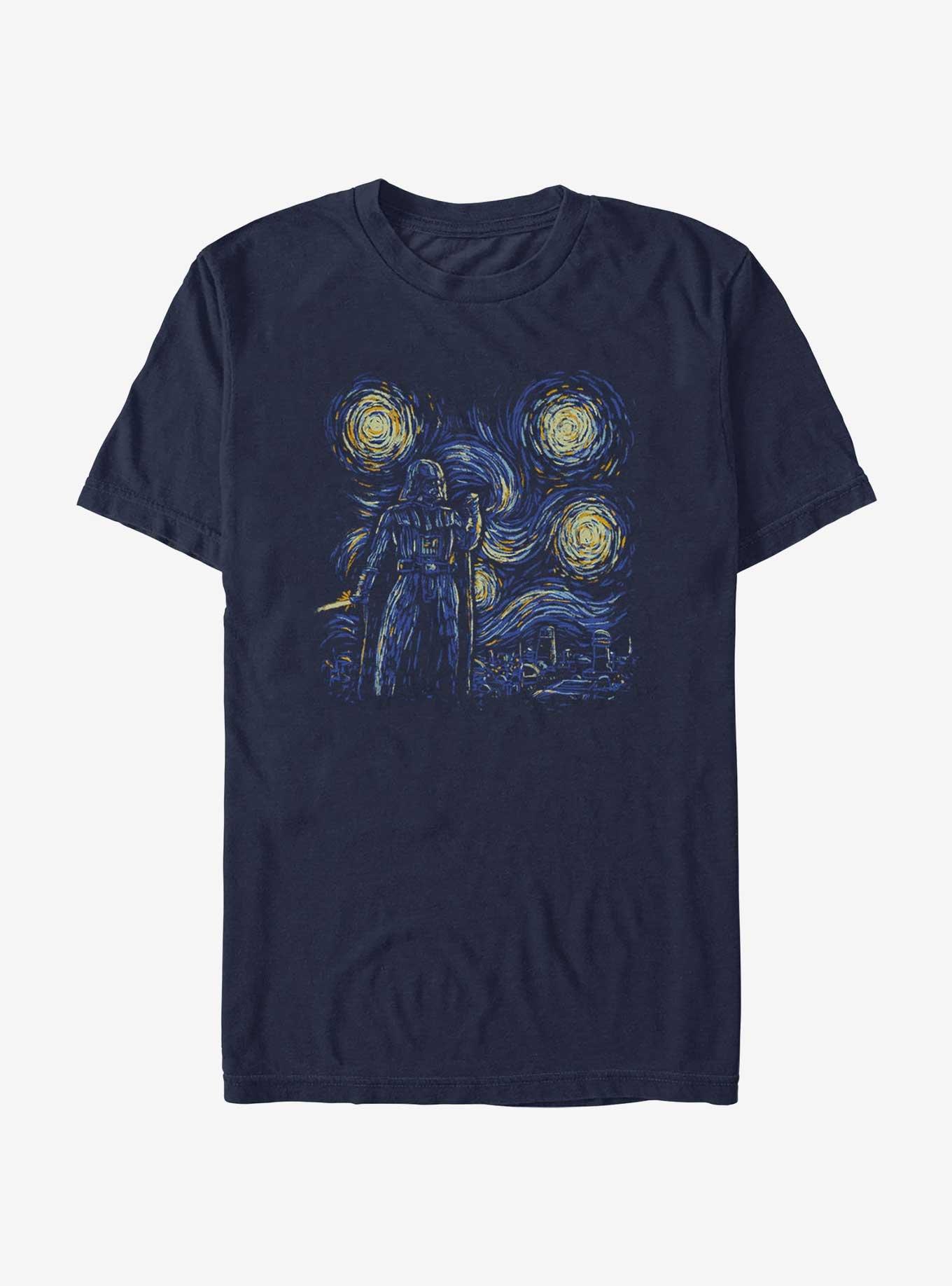 Star Wars Starry Vader T-Shirt, NAVY, hi-res