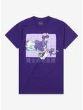 Studio Ghibli Kiki's Delivery Service Purple Grid Boyfriend Fit Girls T-Shirt, MULTI, hi-res