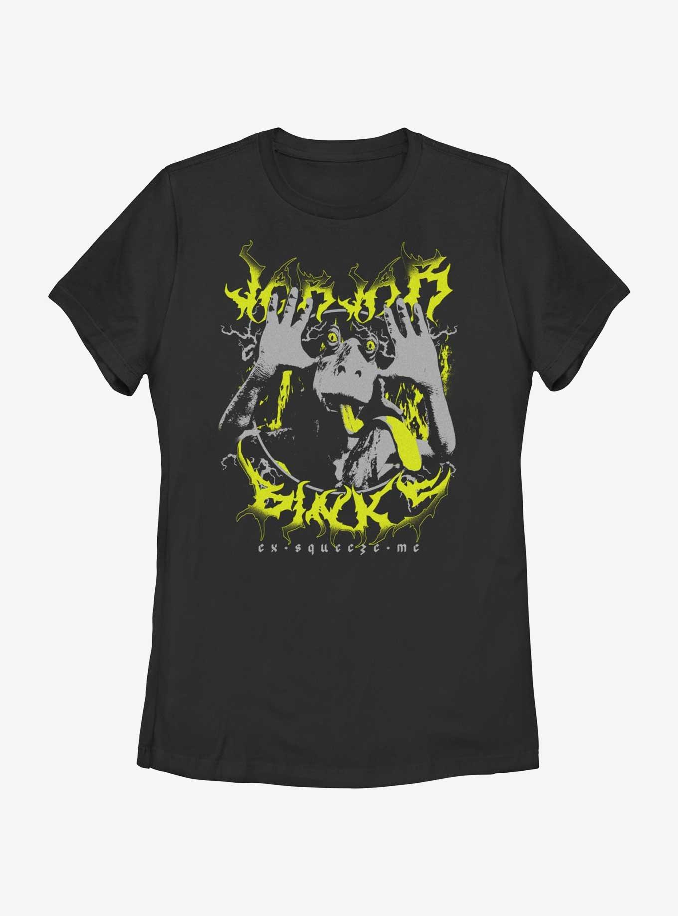 Star Wars Heavy Metal Jar Jar Binks Womens T-Shirt, BLACK, hi-res
