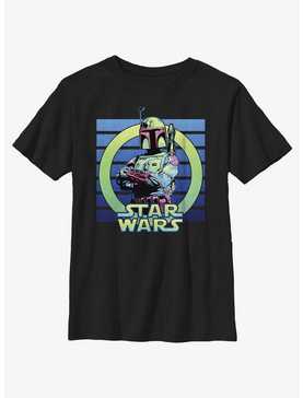 Star Wars Boba Fett Portrait Youth T-Shirt, , hi-res