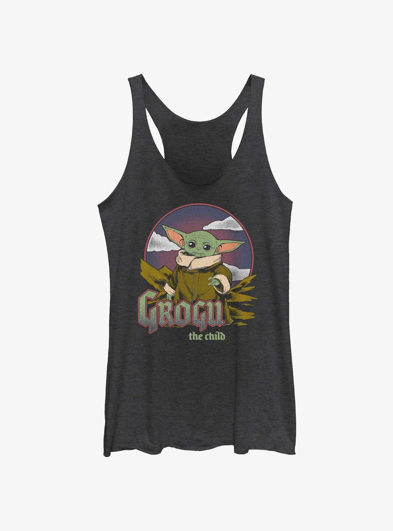 Star Wars The Mandalorian Grogu The Child Vintage Womens Tank Top, , hi-res