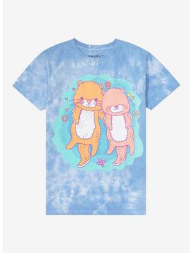 Otter Duo Tie-Dye Boyfriend Fit Girls T-Shirt, , hi-res