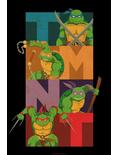 Teenage Mutant Ninja Turtles Colorblock Team Pose Poster, WHITE, hi-res