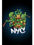 Teenage Mutant Ninja Turtles NYC Action Pose Poster, WHITE, hi-res